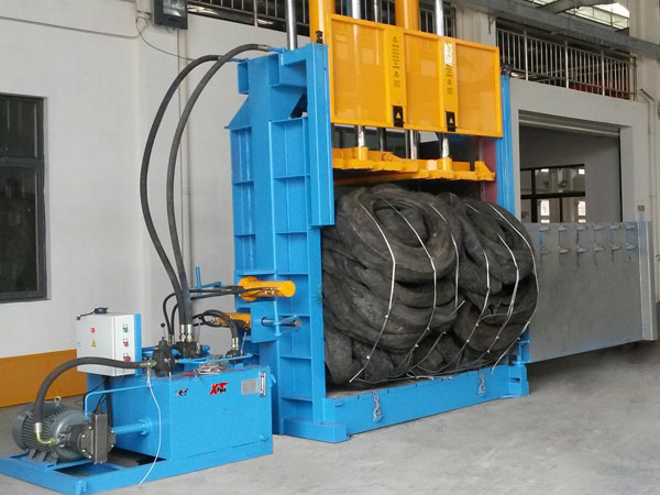 Tire Press Baling Machine