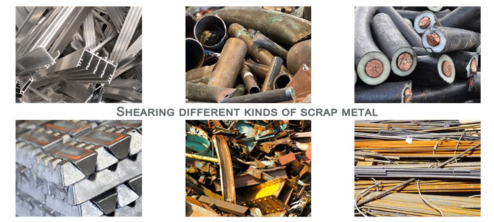 Application Suitability of scrap metal shear