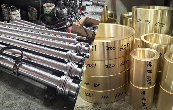 Copper Sleeve Instead of Sealing Ring in Metal Baler Assembly
