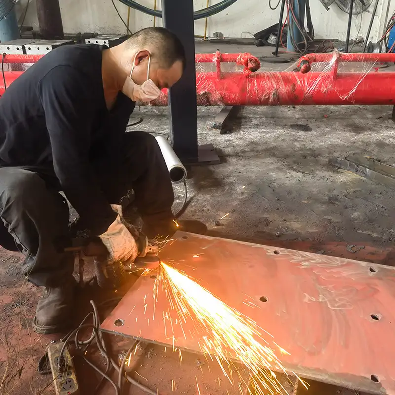 Polishing Process in Metal Baler Manufacturing