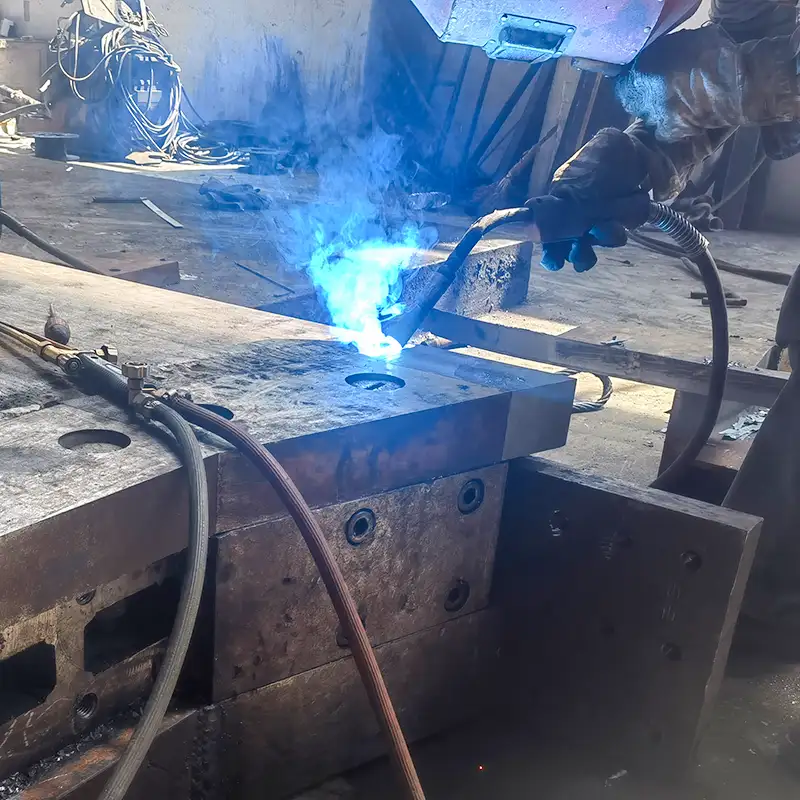 Welding Process in Metal Baler Manufacturing