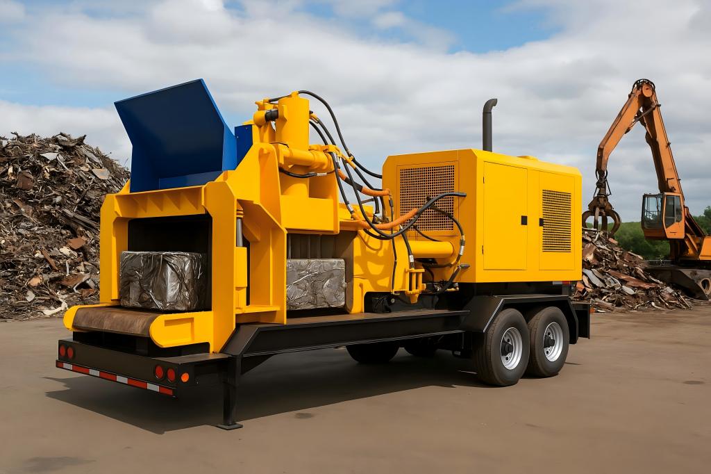 Portability Scrap Metal Baler