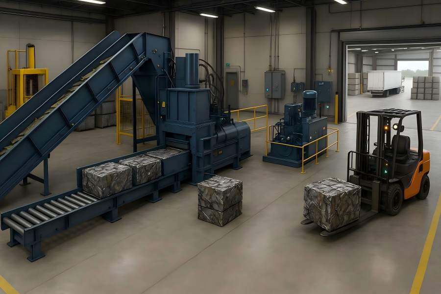 Metal Baler Machine