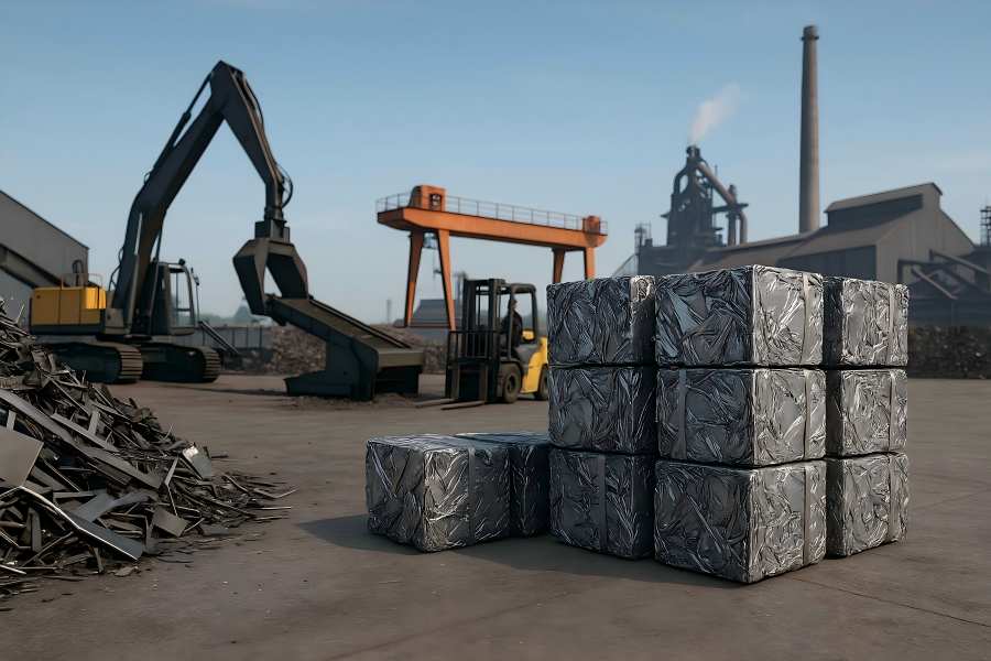 Scrap Metal Baler Machine