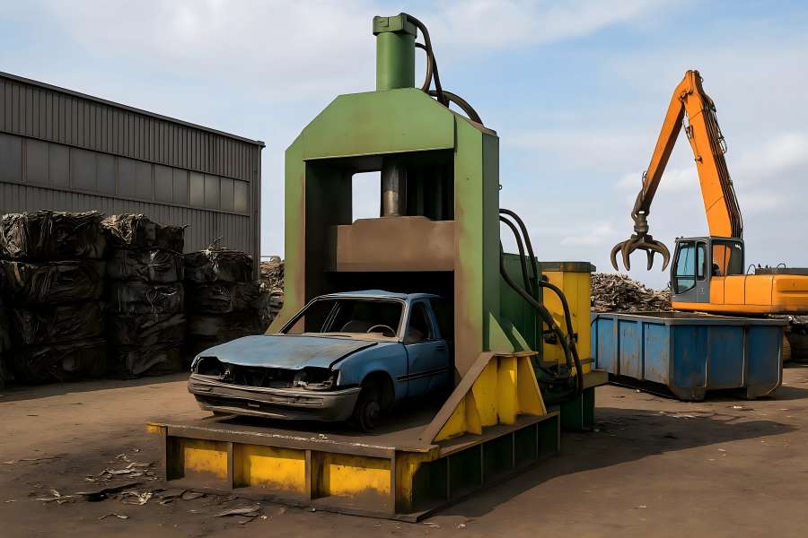 Car Compactor Machine